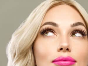 Close up of woman's eyes looking bright after eyelid surgery in Philadelphia, PA