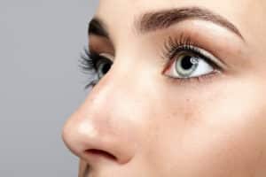 Woman's bright eyes after eyelid surgery, in Philadelphia Main Line, PA